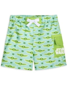 Pantalones Cortos de Natación Star Wars Baby Yoda Mandalorian Grogu 9-12M UPF 50 Disney Bebé Nuevos - Imagen 1 de 5