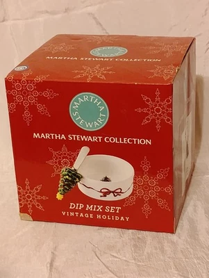 Martha Stewart Colección Dip Mix Set Vintage Vacaciones Nuevo En Caja Original 2012 Foto 1 de 4