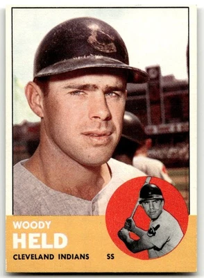 1963 Topps #435 Woodie Held Cleveland Indians Sin precio base ¡Sin precio base! Foto 1 de 2