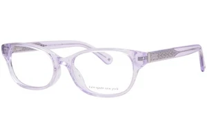 Kate Spade Rainey B3V Eyeglasses Women's Violet Full Rim Rectangle Shape 50mm - Picture 1 of 5