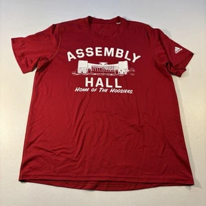 Indiana Hoosiers Adidas Assembly Hall Graphic Creator T Shirt XL Aeroready EUC! - Picture 1 of 9