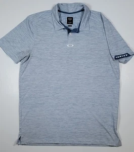 Oakley Herren XL Gravity Polo Kurzarm Logo Causal Golf Golfen   - Bild 1 von 6