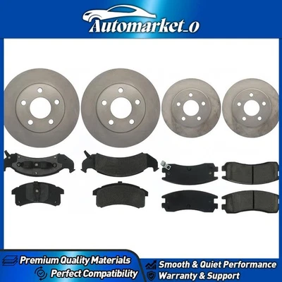 Kit de actualización de frenos de disco delanteros y traseros para Buick Riviera 1992-1993 piezas centradas Foto 1 de 2