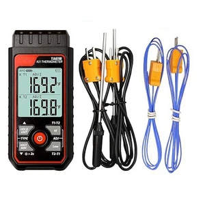 Digital Thermometer Bead Temperature Probe K-type Thermocouple Large LCD Display - Picture 1 of 12