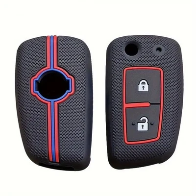 Couvercle Clé Nissan Qashqai J11 Juke Xtrail Sunny Gousse Télécommande Silicone - Photo 1/3