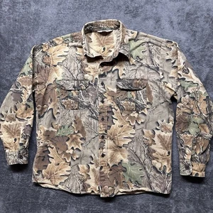Vintage Walls Shirt Mens XXL Advantage Camo Button Up Canvas Heavyweight Hunting - Picture 1 of 10