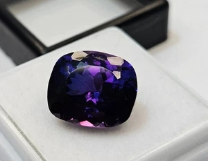 Cojín de zafiro rosa púrpura corte 8+ quilates piedra preciosa suelta natural certificado EGL - Imagen 1 de 10