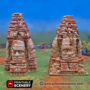 Vigilant Monuments - 15mm 28mm 32mm Brave New Worlds New Eden Terrain Scatter D& - Picture 1 of 5