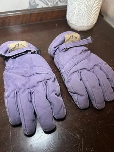 Blue mountain Girls Purple Winter Work Gloves, Pre-owned. Good Condition - Picture 1 of 6