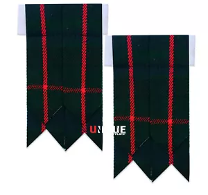 Herren Scottish Kilt Socken Blitze aus Acrylwolle Gunn Tartan von Unique Stuf - Bild 1 von 2