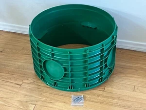 Tuf-Tite 20 in. x 12 in. Septic Tank Riser - with 8 Stainless Screws - Green - Picture 1 of 2