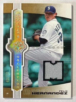 2007 Upper Deck Ultimate Collection Felix Hernandez Jersey 40/50 - Image 1 of 2