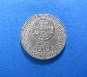 SAN TOMMASO E PRINCIPE PORTOGHESE 50 CENTAVOS 1929 KM 1 #5857# - Foto 1 di 3