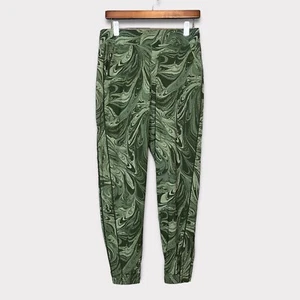 Pantalón ATLETA Brooklyn Jogger Talla 6 Sumi Verde Mármol Pull On Ligero - Imagen 1 de 12