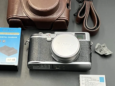 Fujifilm X100 FinePix  12.3MP Silver Digital Camera Tested From Japan #254 - Image 1 of 4