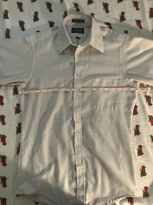 Aguja Única Sastrería Surrey Tradicional Talla 14.5 Mayoría Algodón Hecho en EE. UU.  Foto 1 de 4