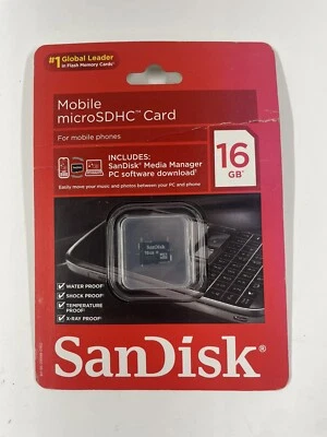 SanDisk Ultra 16 GB microSDHC Memory Card + SD Adapter  - Image 1 of 2
