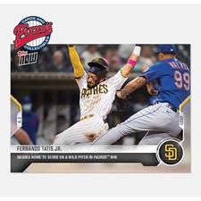 Fernando Tatis Jr. Scores On Wild Pitch - 2021 MLB TOPPS NOW Card 305 In Hand