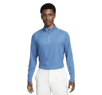 Nike Dri-Fit ADV Vapor Men's Quarter-Zip Golf Top Marina Blue Size SMALL NEW - Image 1 of 4