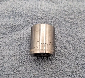 Craftsman 19 mm 12 Pt 3/8" Steckschlüssel 44308 invertiert G1 Serie USA - Bild 1 von 6