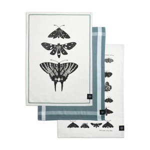 Royal Botanic Kew Gardens Living Jewels 3-Pack Tea Towels - 100% Cotton - Picture 1 of 4