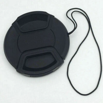 1 Pc 58mm Plastic Snap-On Front Lens Cap Cover for Canon Nikon SLR DSLR Camera - Image 1 of 4