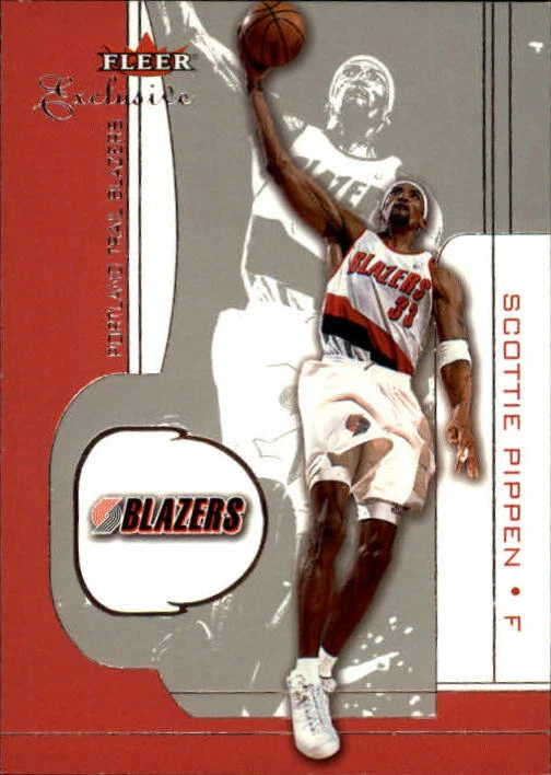 2001-02 Fleer Exclusive #73 Scottie Pippen - NM-MT - Image 1 of 2