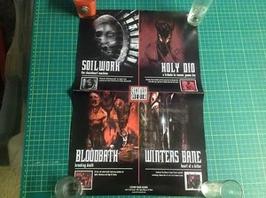 17x11 Soilwork Dio PROMO POSTER album Century Media lp cd music vintage 1 - Picture 1 of 1