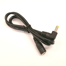 4.0mm x 1.7mm DC Male to Female Extension RIGHT ANGLE 90° Patch Cable 90cm
