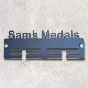 "Your Name Medals" Personalised Medal Hangers - Various Colours Available - Picture 1 of 5