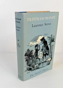 Tristram Shandy Laurence Sterne 1966 Vintage Oxford World's Classics no 40 HBDJ - Picture 1 of 20