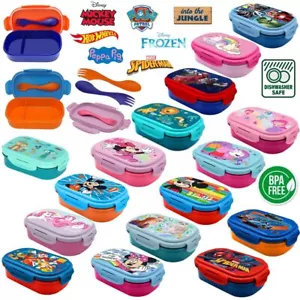 20cm BPA-Free Plastic Lunch Boxes Kids School Picnic Food Storage Lunch Boxes UK - Picture 1 of 155