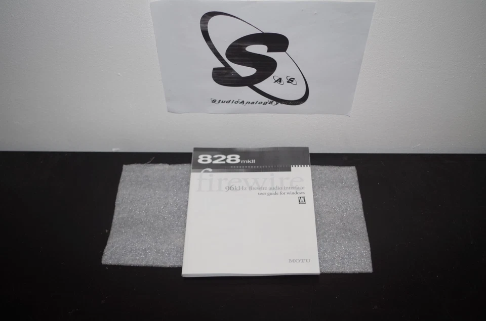 Motu 828 MK2 Manual for Windows - Bild 1 von 1