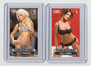 Holly Madison rare MH Torcedores #'d x/3 Tobacco card no. 332