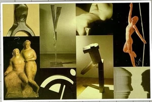 Sculpture: Figure In Motion - 2001 Art Announcement Card - Louise Bourgeois - Picture 1 of 6
