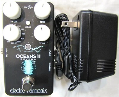 Used Electro-Harmonix EHX Oceans 11 Reverb Guitar Effects Pedal - Image 1 of 3