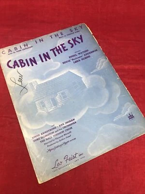 Partituras de colección Cabin In The Sky 1940 Ethel Water Eddie Rochester Anderson Foto 1 de 4