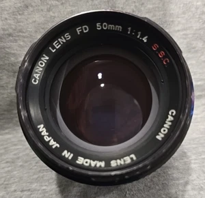 Canon FD 50mm f/1.4 SSC Lens – Fast, Sharp & Classic Prime #536156 - Picture 1 of 6