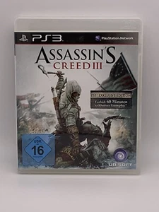 Assassin's Creed III 3 Exclusive Edition For PS3. German Edition Complete PAL - Picture 1 of 3