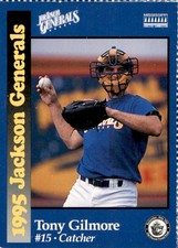 1995 Jackson Generals Smokey #8 Tony Gilmore East Central Tulsa Oklahoma OK Card