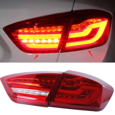 适用于雪佛兰科鲁兹 2016 - 2019 年尾灯总成 LED 转向信号尾灯 2 件 — 第 1/4 张图片