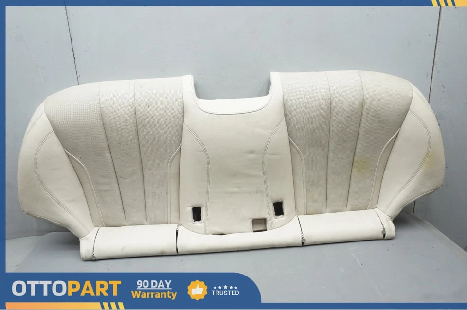 BMW F06 650i Gran Coupé 2013-2017 asiento inferior trasero banco cubierta de cuero OEM Foto 1 de 4