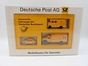 Serie 1:87 Brekina Post Shop - veicoli postali MB, VW, Magirus / confezione originale - Foto 1 di 2