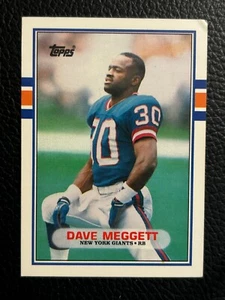 1989 Topps Football  Dave Meggett Giants #67T NM/MT - Picture 1 of 2