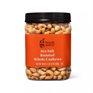 Sea Salt Roasted Whole Cashews - 30oz - Good & Gather™ - Picture 1 of 3