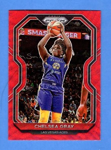 2021 Panini WNBA Prizm Prizms Ruby Wave #69 Chelsea Gray NM-MT ID:86715