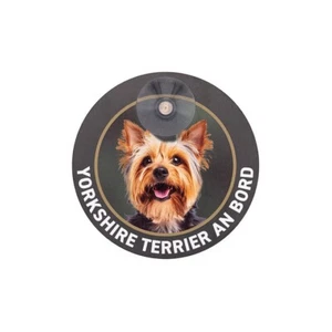 Hundeschild "Yorkshire Terrier an Bord" Autoschild / Hundeschild  - Bild 1 von 4