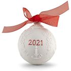Bal de Noël en porcelaine Lladro 2021 rouge #18461, neuf dans sa boîte