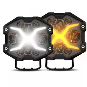 NOVSIGHT 4" Coche LED Todoterreno Luces de Conducción Lámpara Brillante Diseño Especial X-Line 2x - Imagen 1 de 12