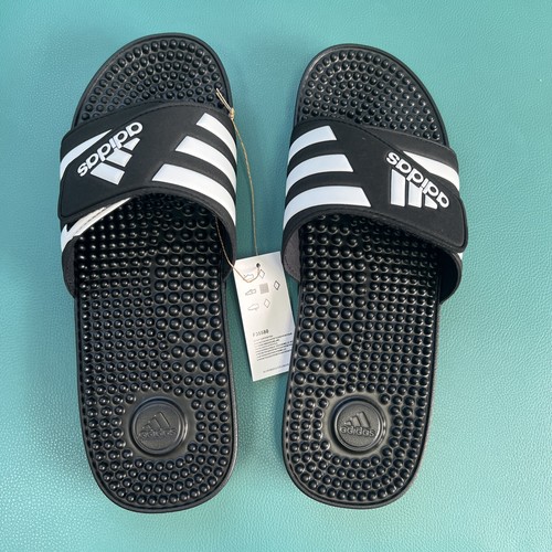 Adidas Adissage Slides Uomo Core Black Cloud White Core Black US Men 13